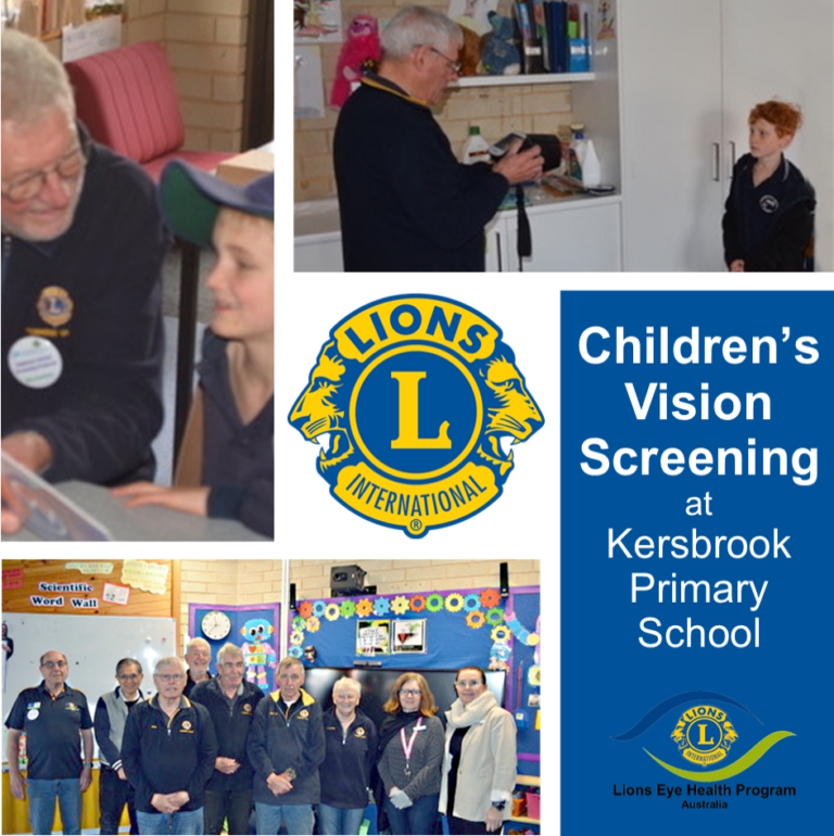 Children’s Vision Screening at Kersbrook Primary School Burnside